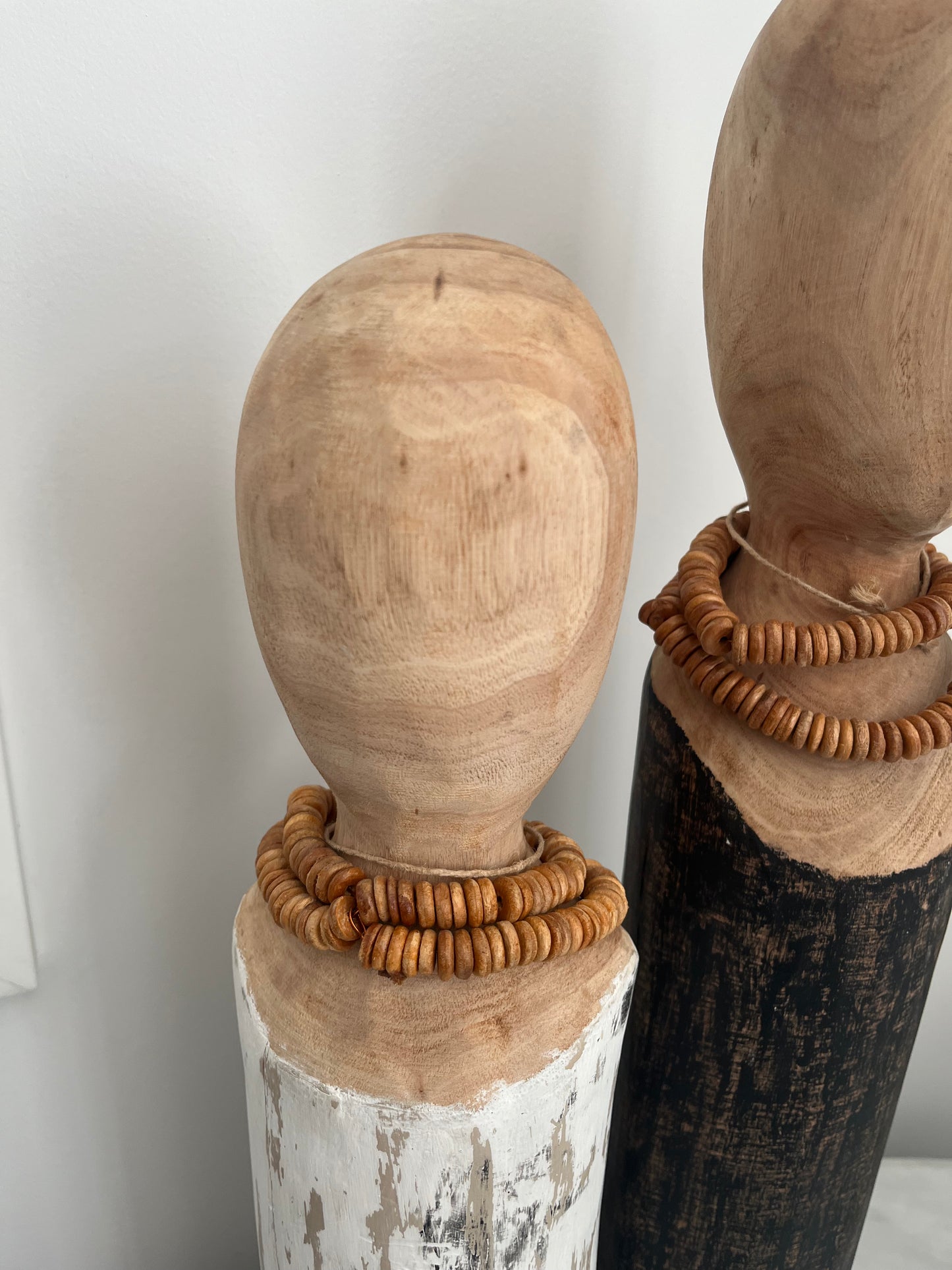 Pair of Le Forge Log Busts
