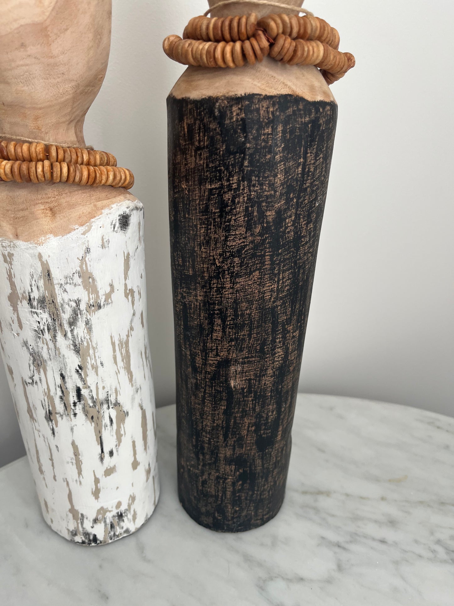 Pair of Le Forge Log Busts