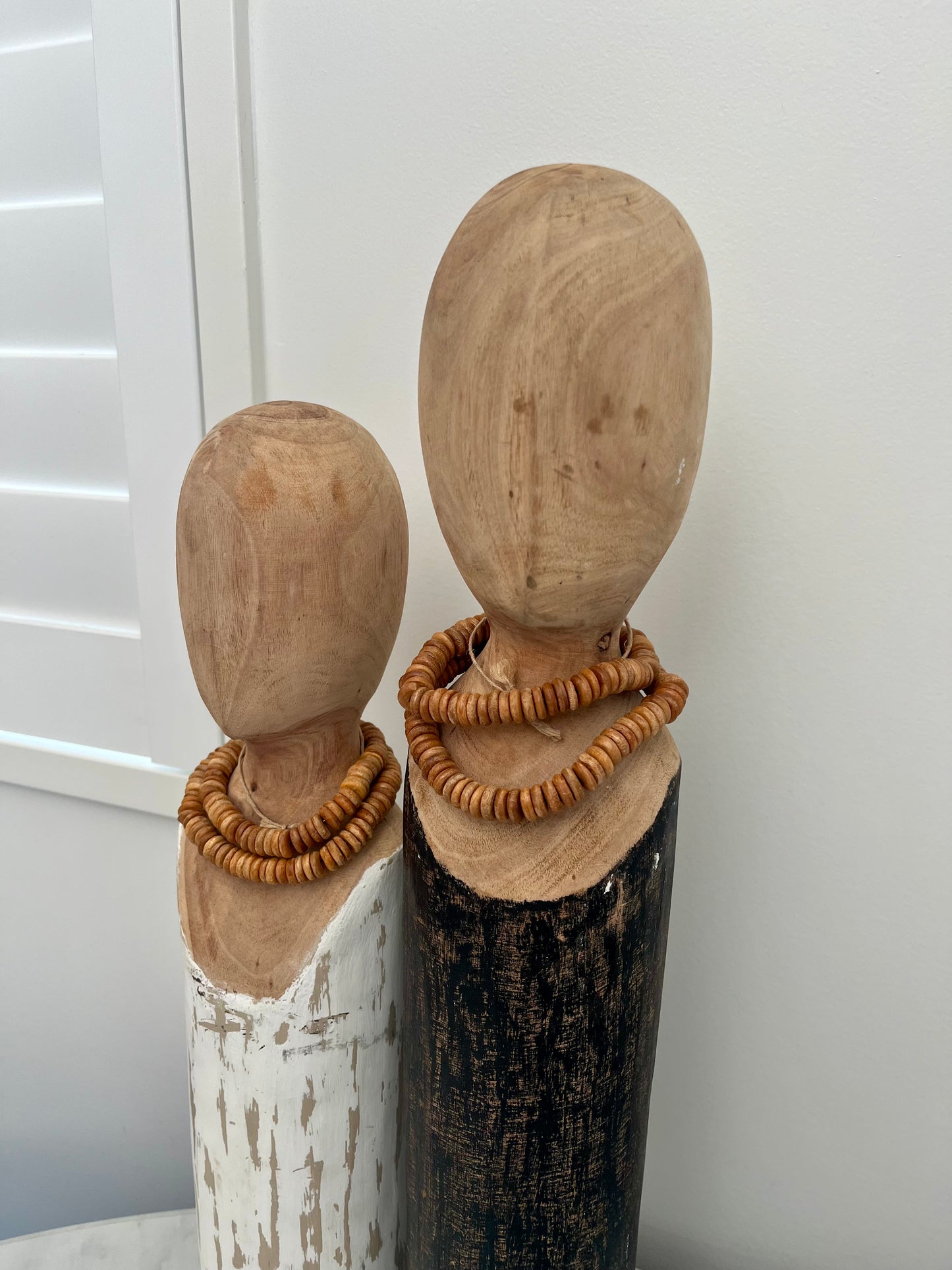 Pair of Le Forge Log Busts