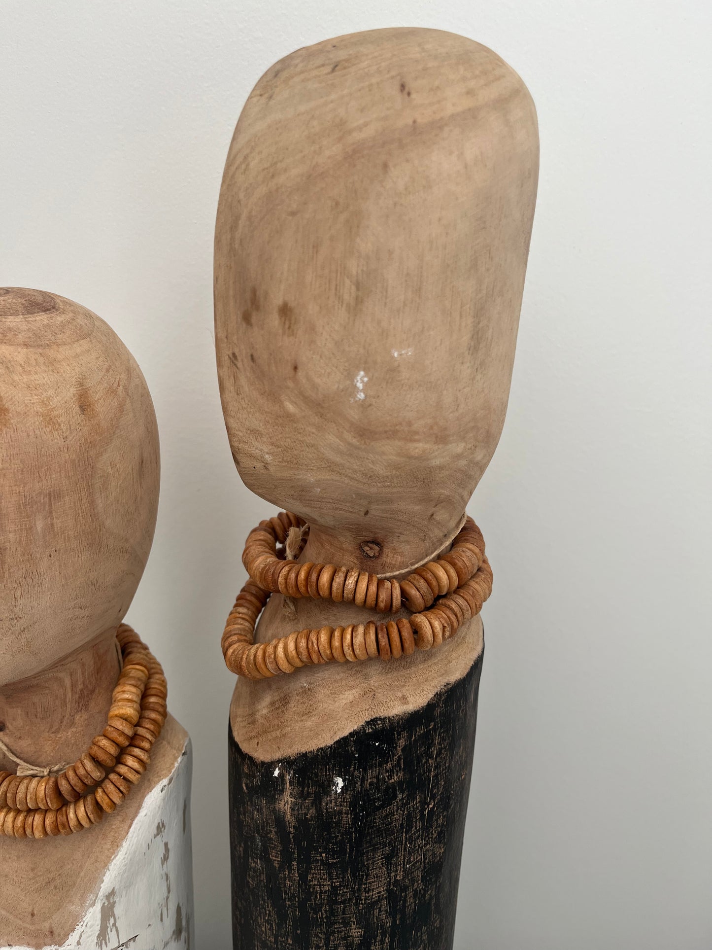 Pair of Le Forge Log Busts