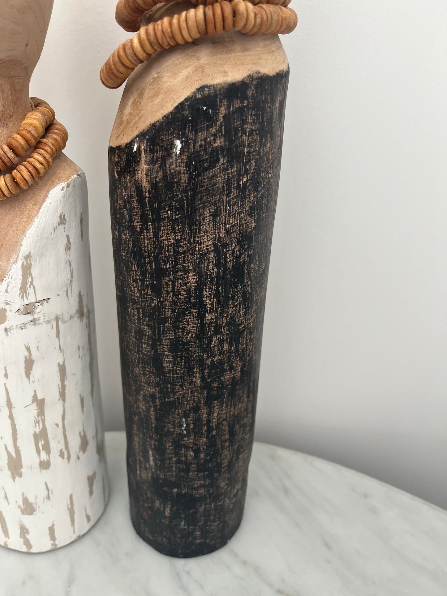 Pair of Le Forge Log Busts