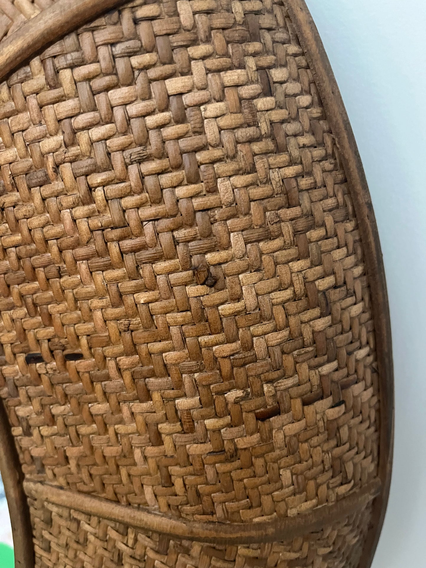 Beautiful Round Rattan Mirror