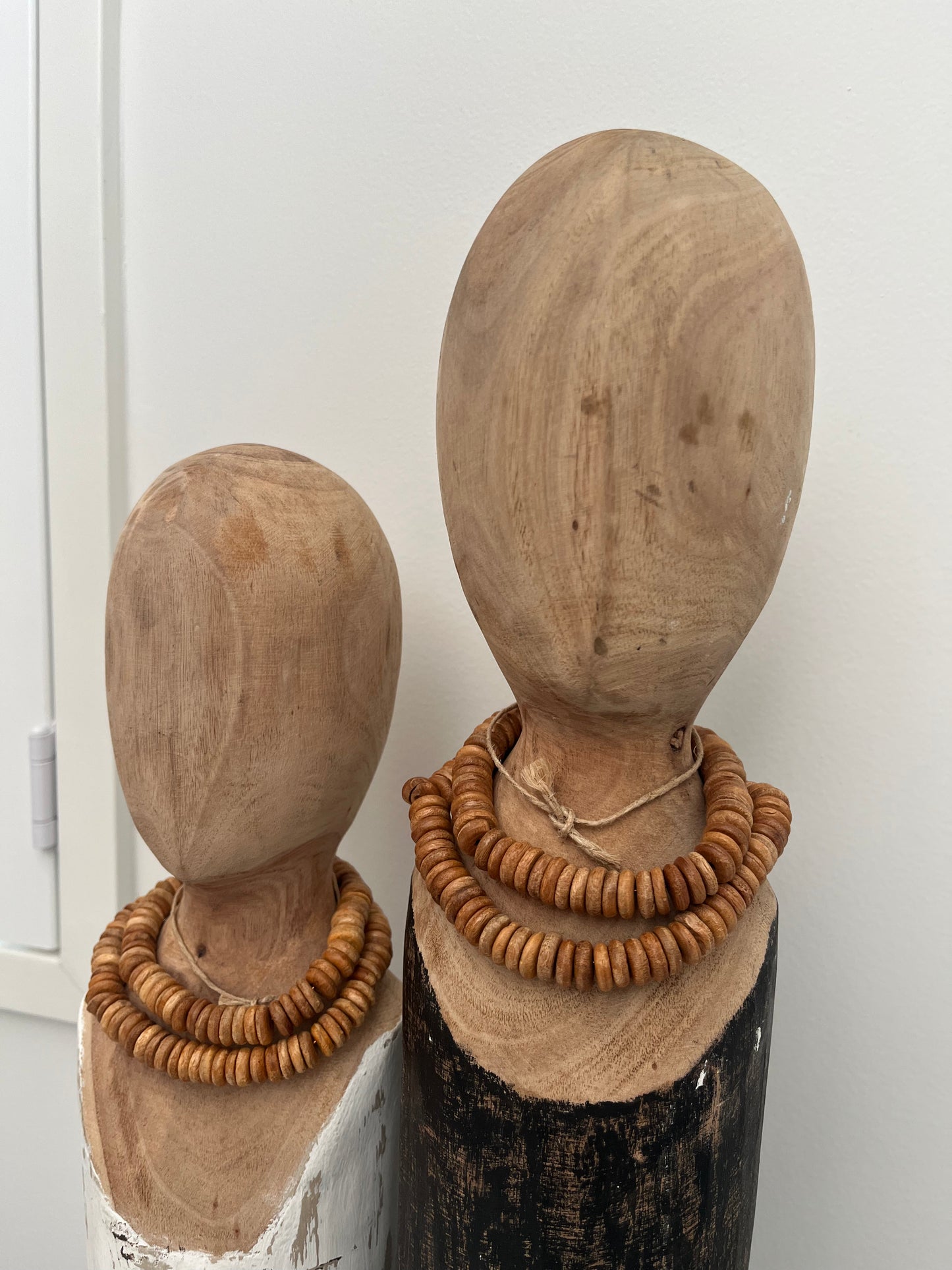 Pair of Le Forge Log Busts