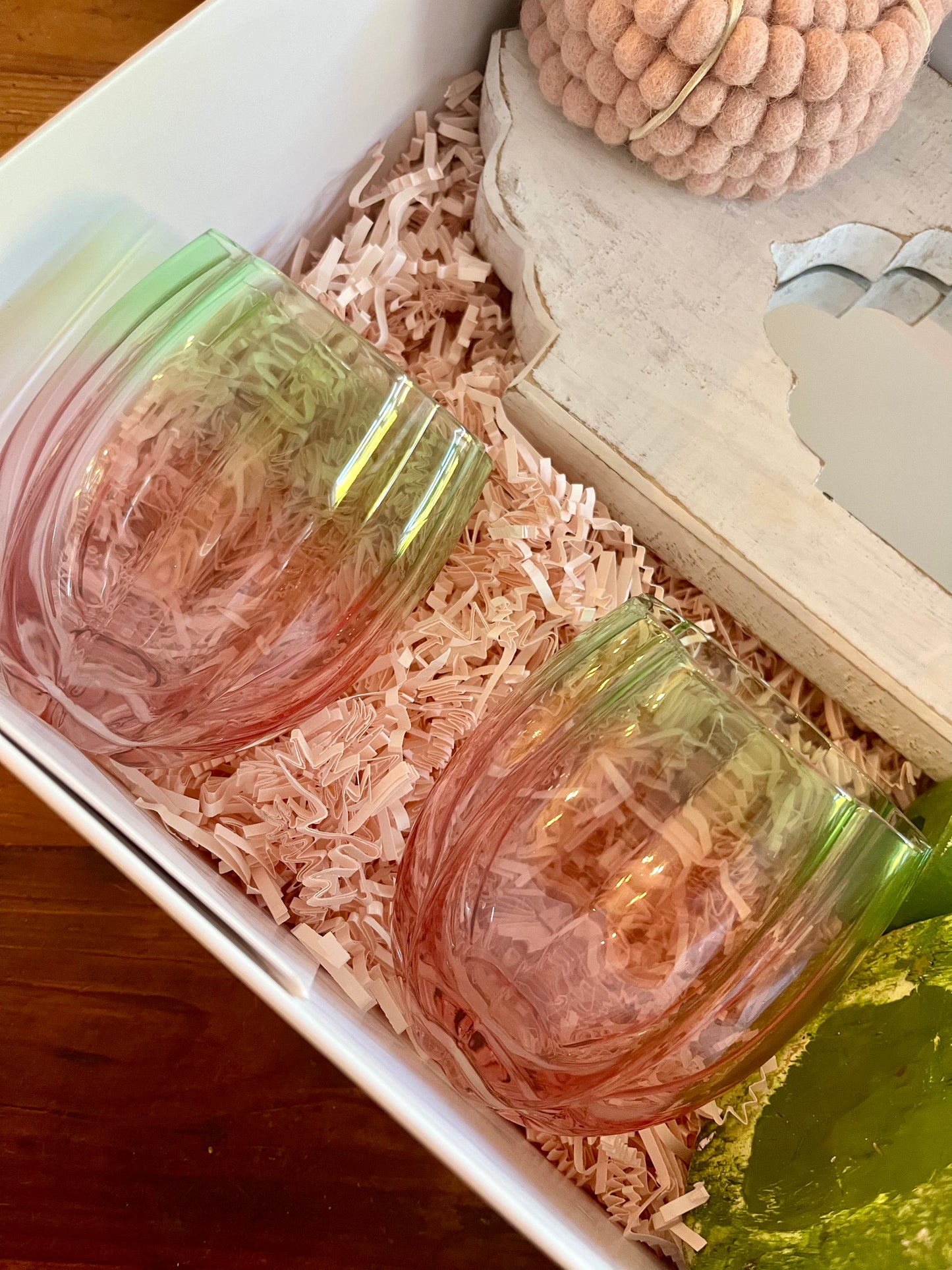 Large Gift Box-Petals & Pom Poms