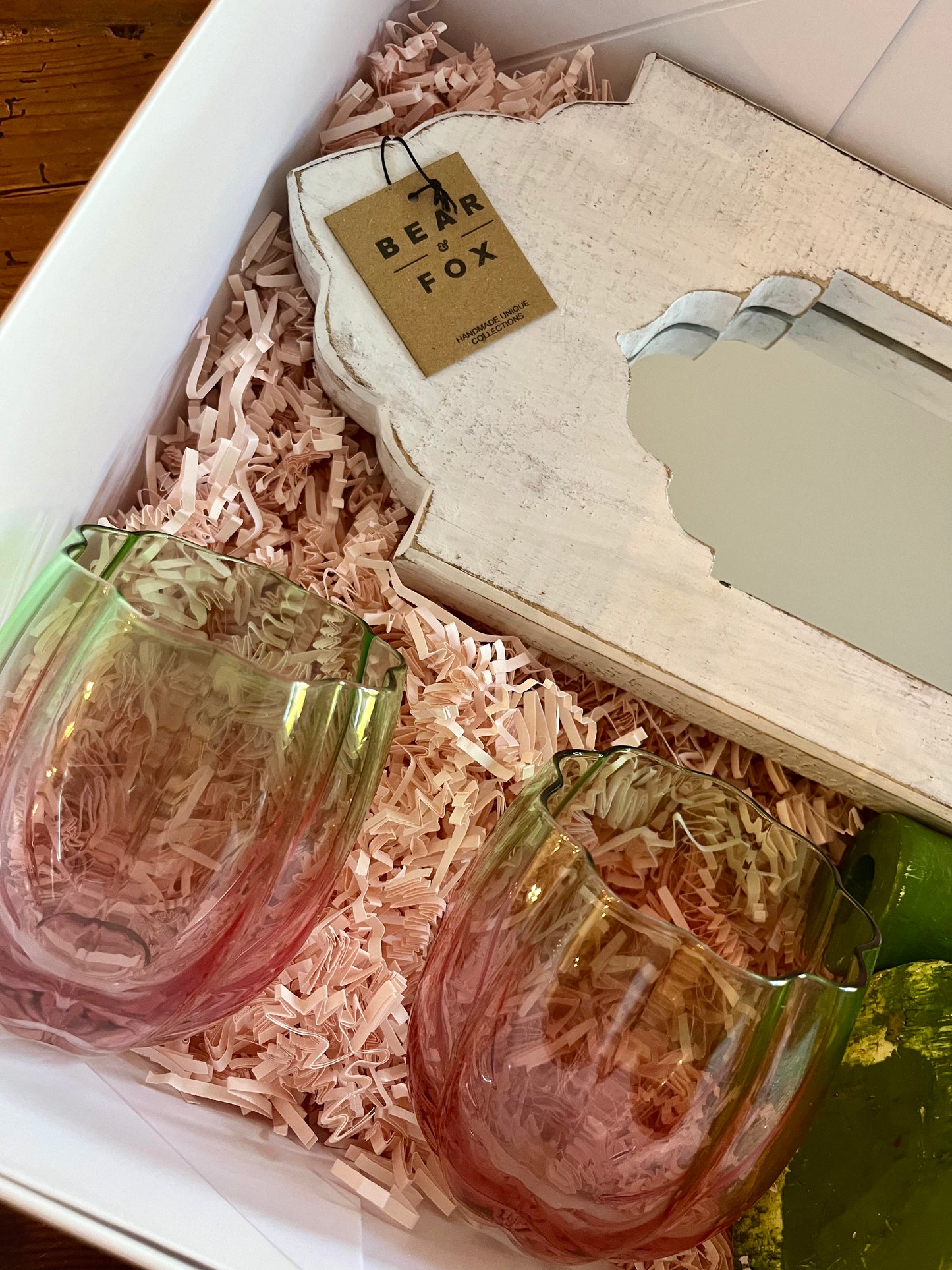 Large Gift Box-Petals & Pom Poms