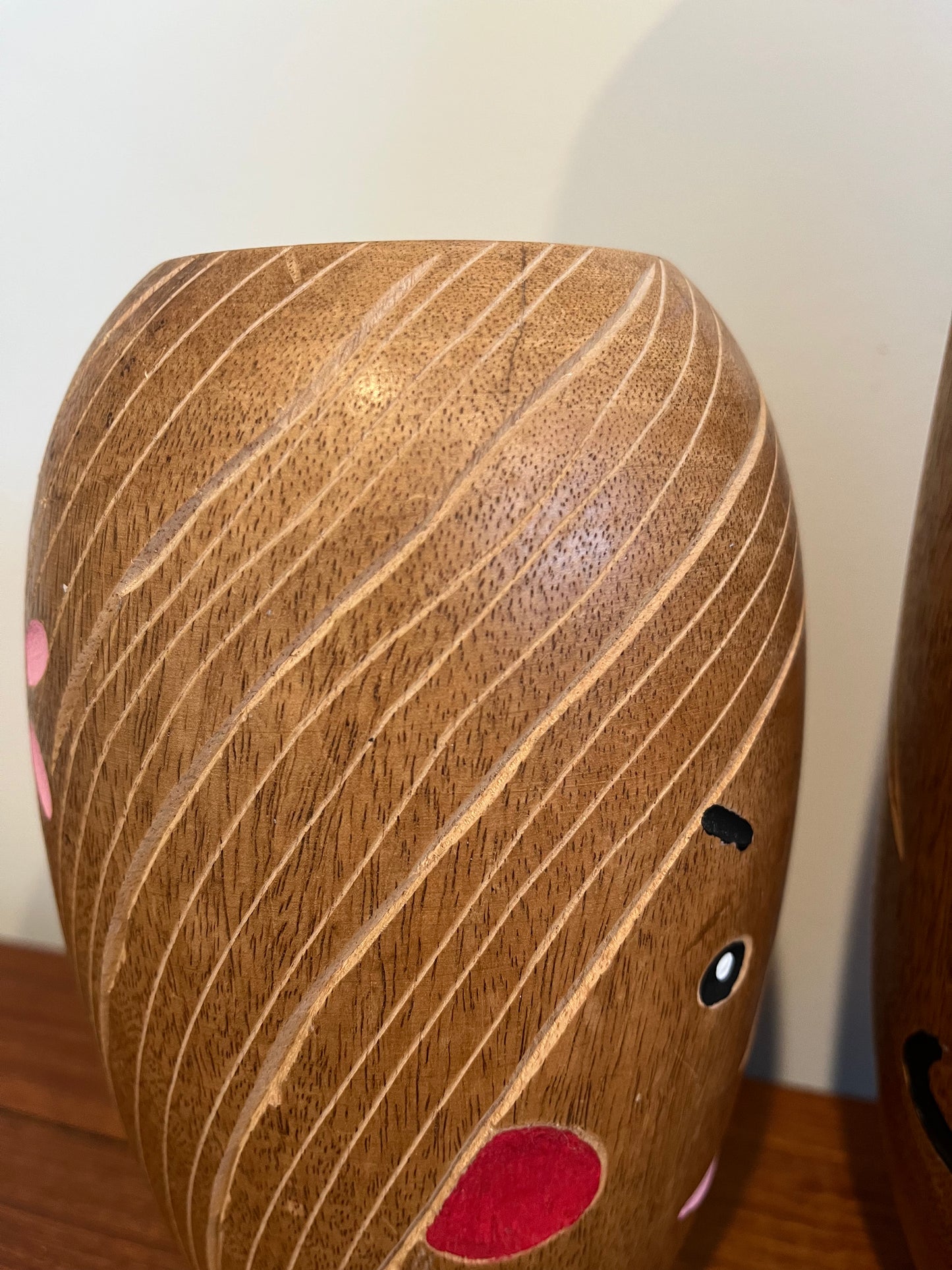 Funky Mr & Mrs Wooden Decorative Vases