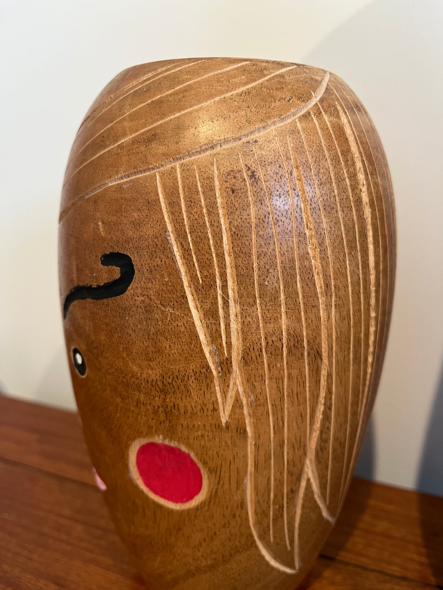 Funky Mr & Mrs Wooden Decorative Vases