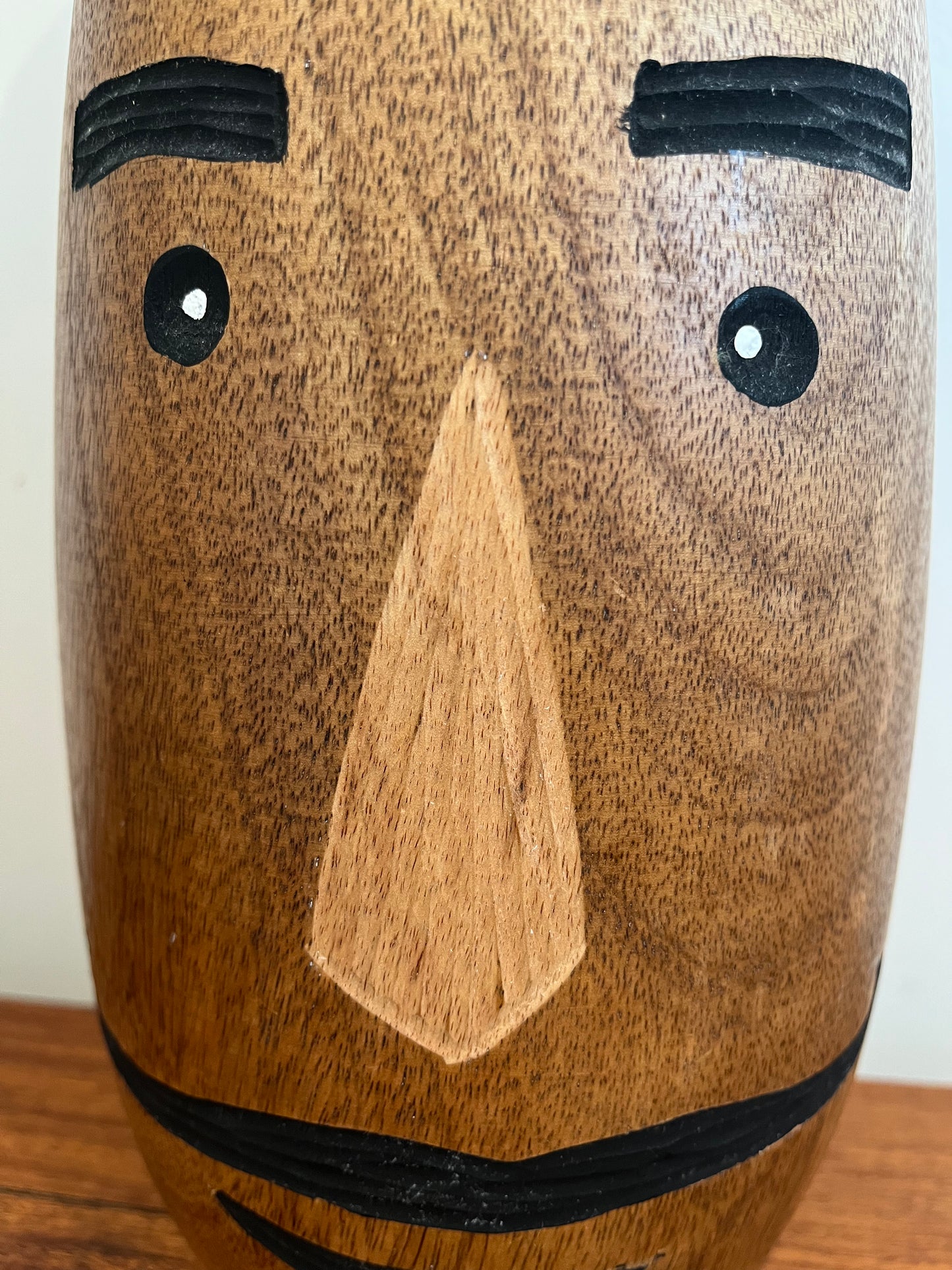 Funky Mr & Mrs Wooden Decorative Vases