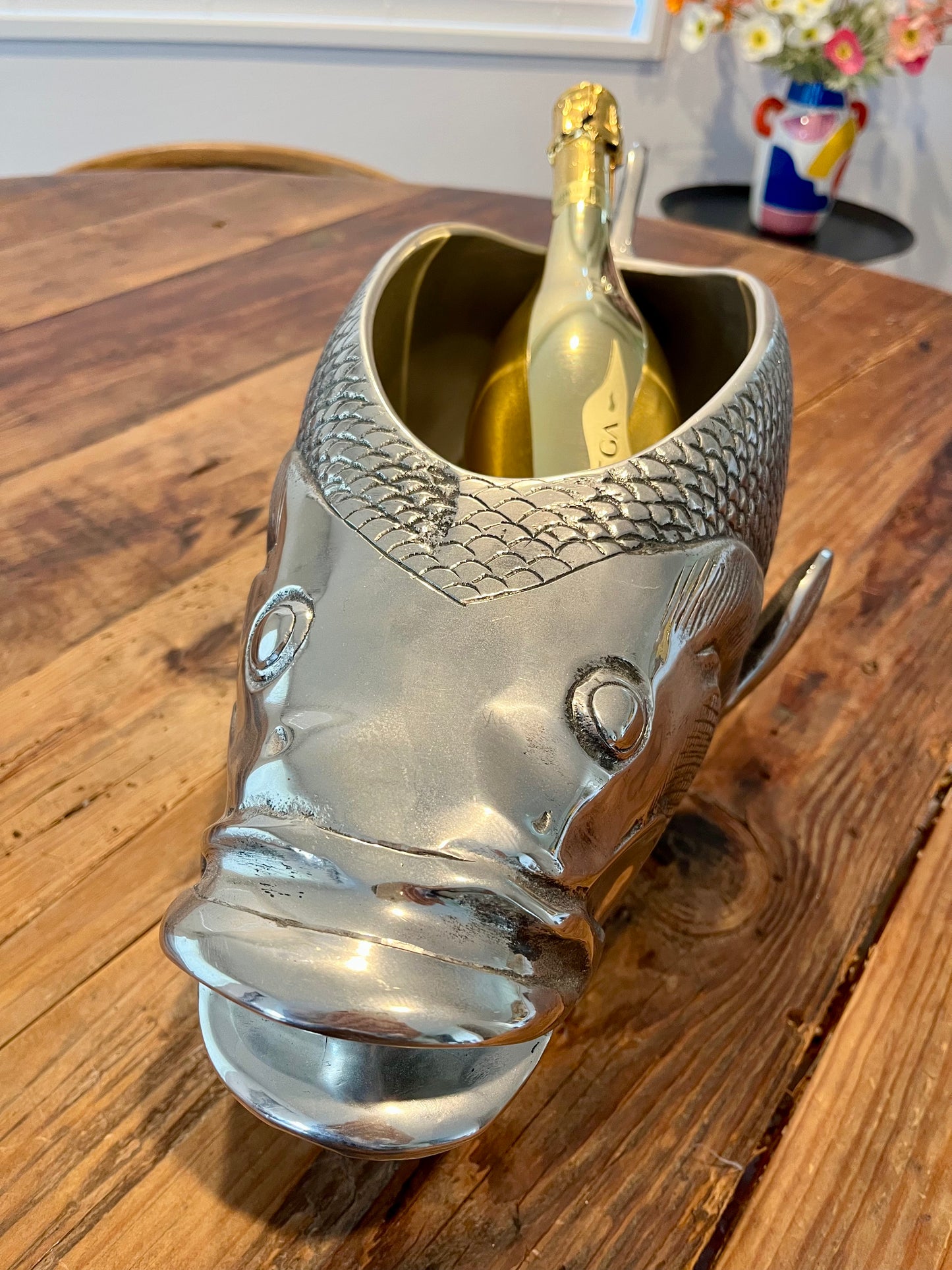 Stunning Aluminium Trout Bottle Holder