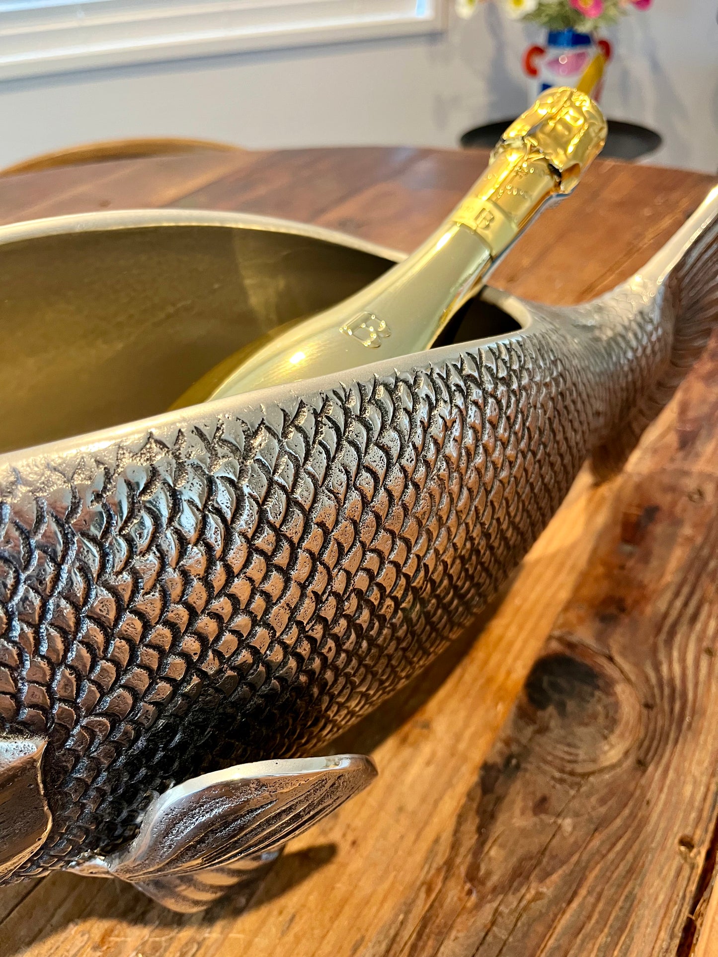 Stunning Aluminium Trout Bottle Holder