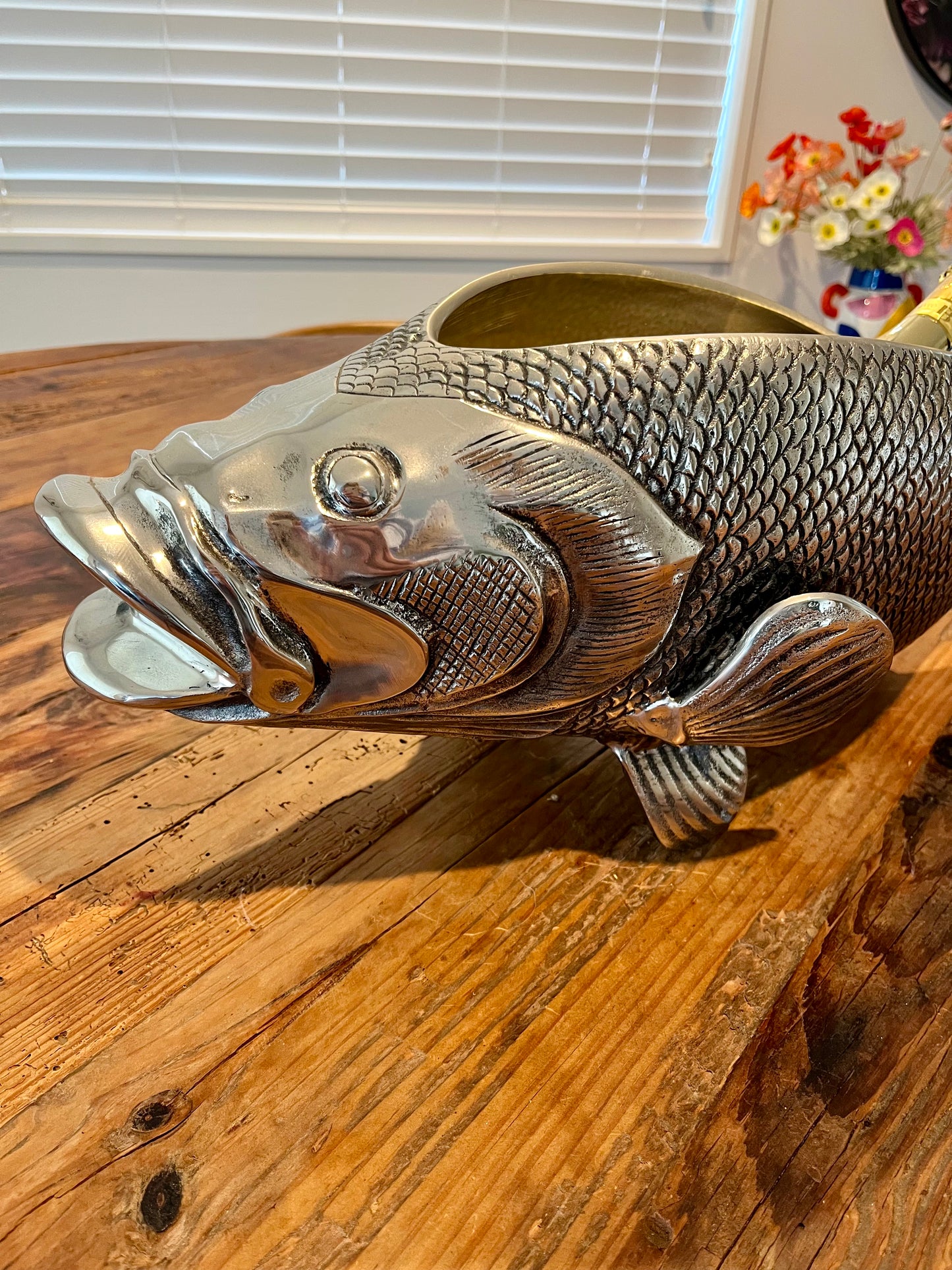 Stunning Aluminium Trout Bottle Holder