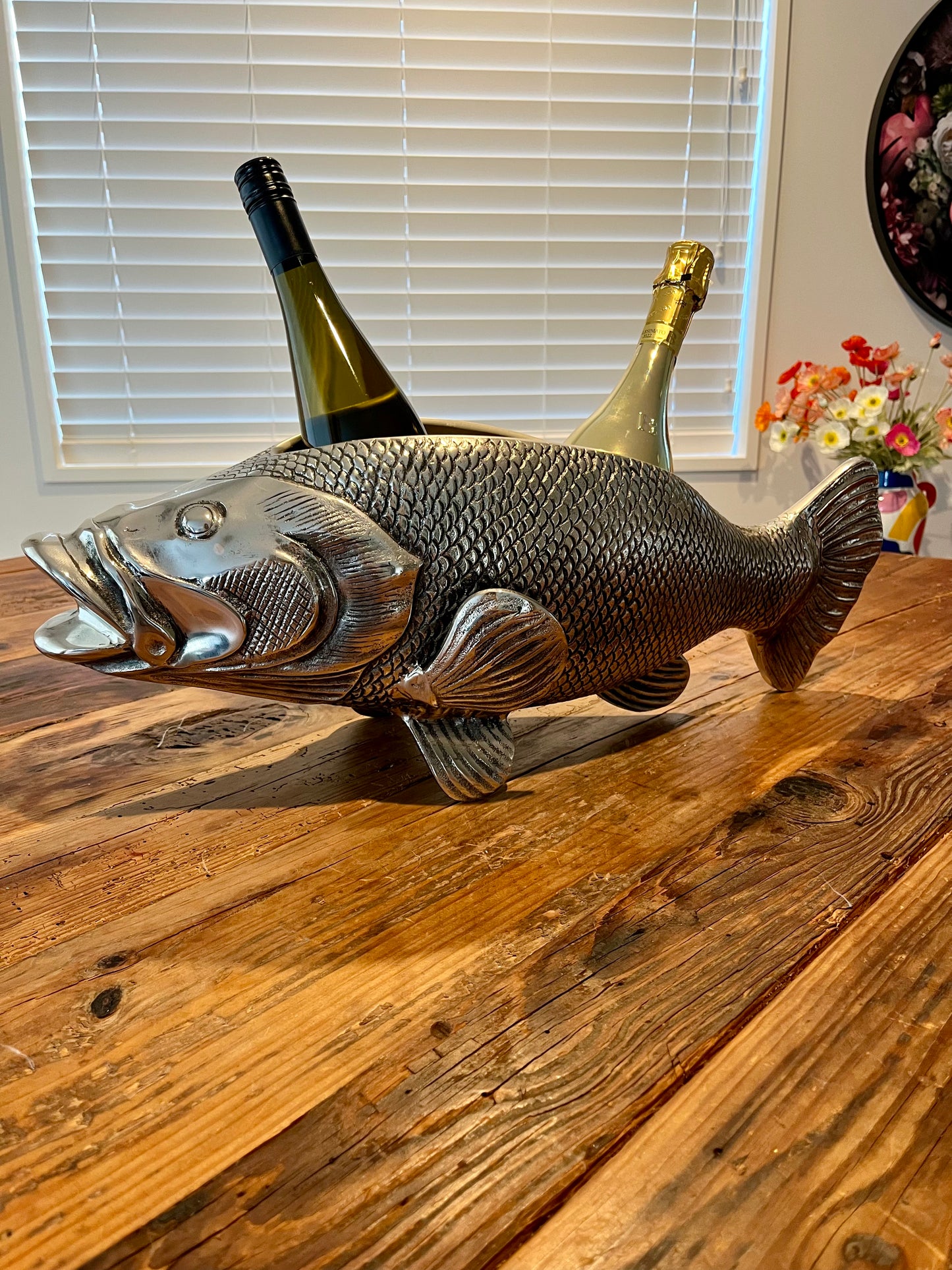 Stunning Aluminium Trout Bottle Holder
