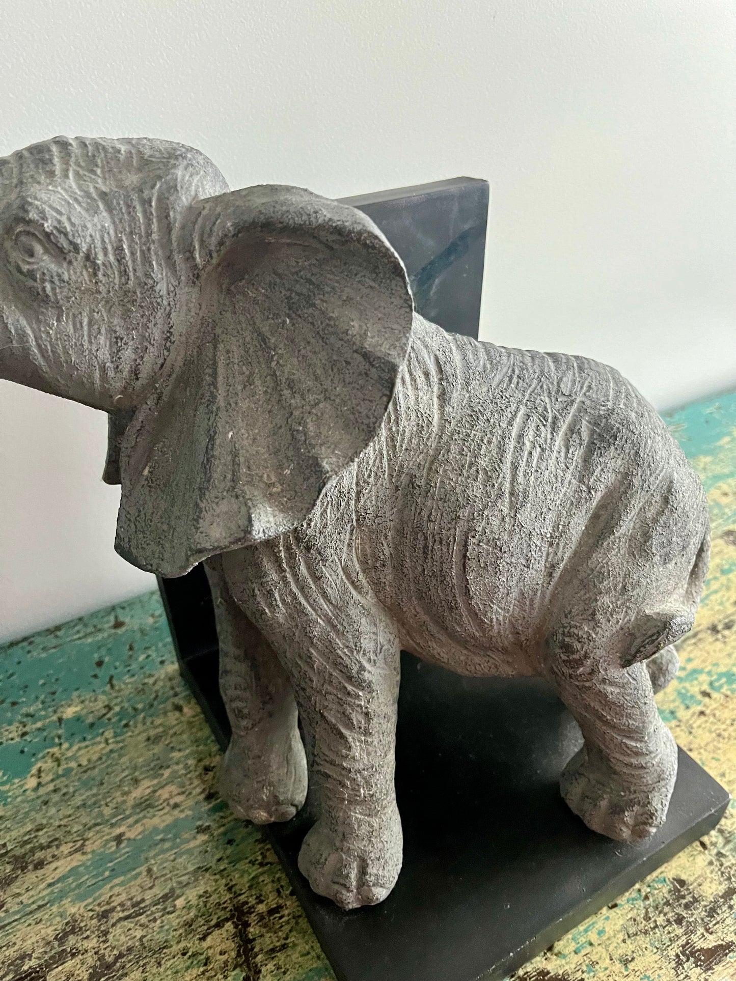 Big and Beautiful Elephant Bookends