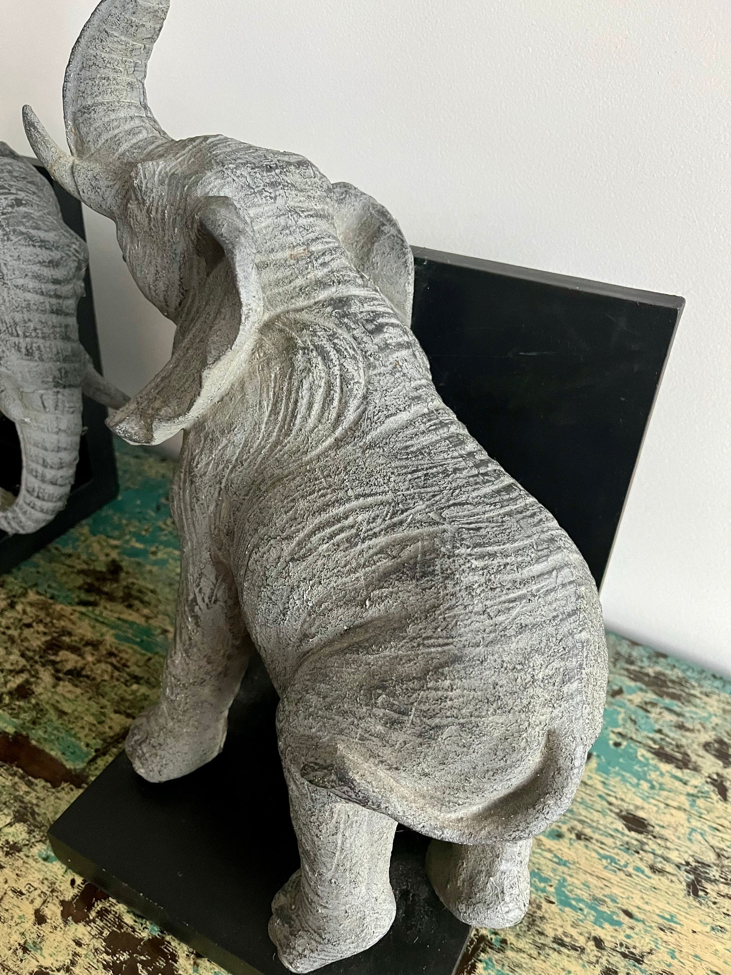 Big and Beautiful Elephant Bookends