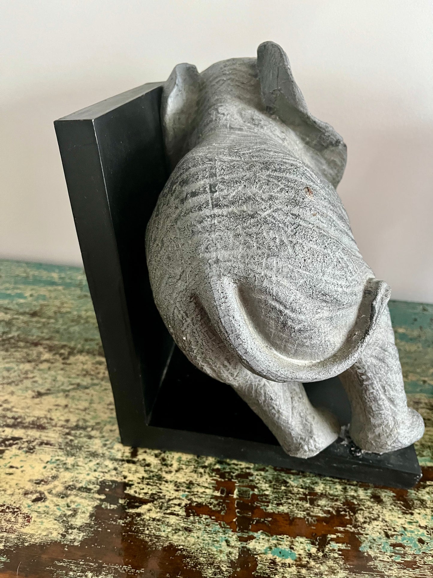 Big and Beautiful Elephant Bookends