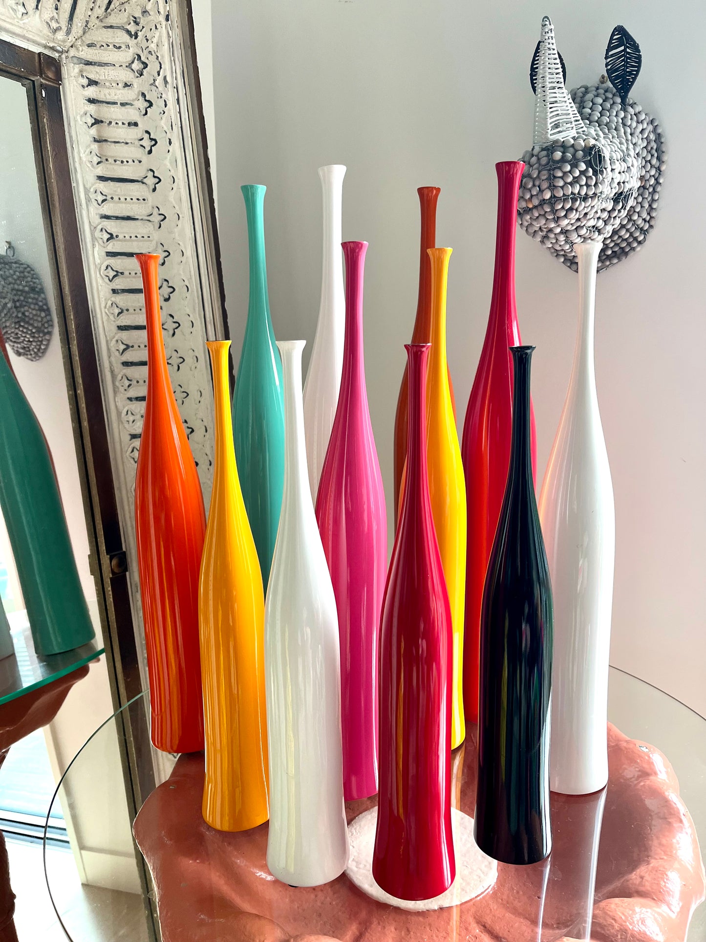 Twelve Colourful Bottles