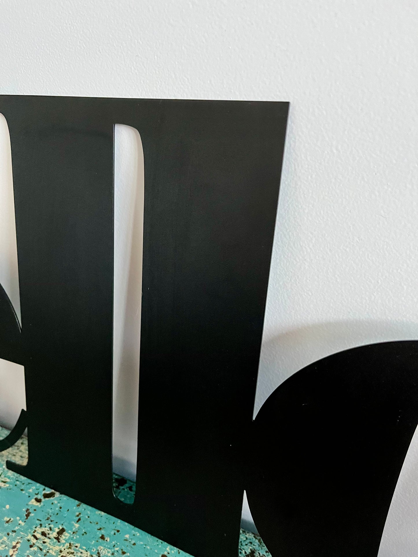 Funky & Stylish Steel 'Hello' Sign