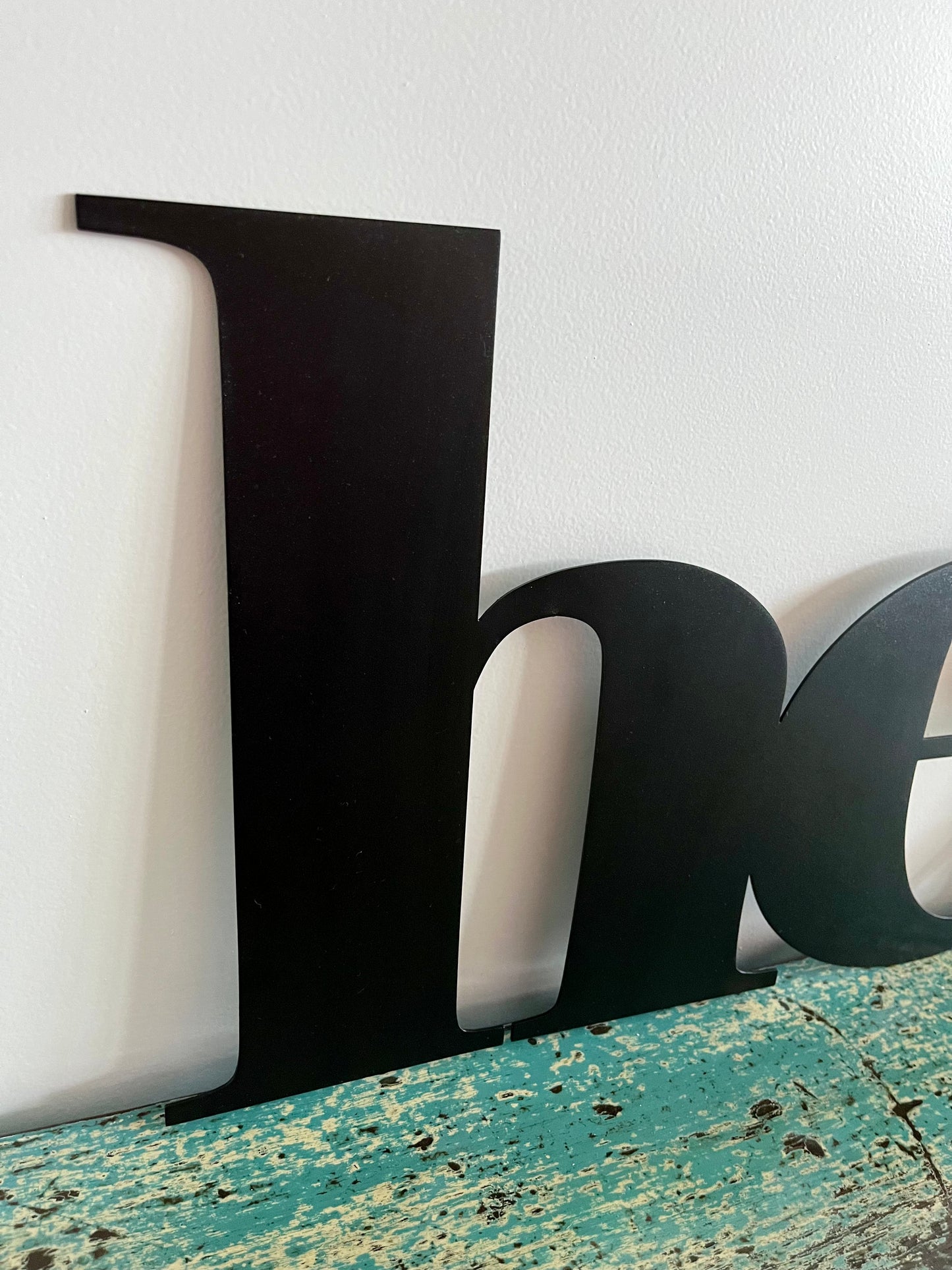 Funky & Stylish Steel 'Hello' Sign