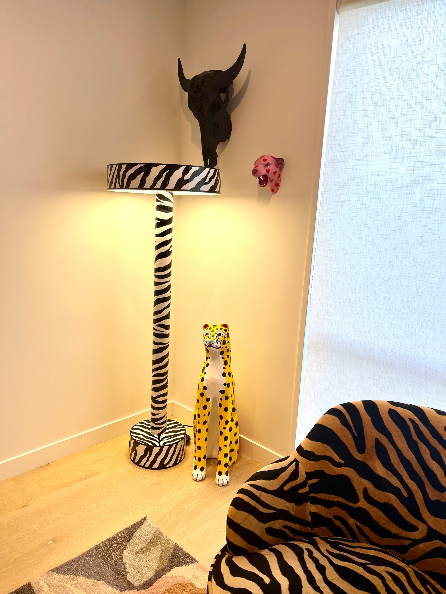 Zebra Floor Lamp