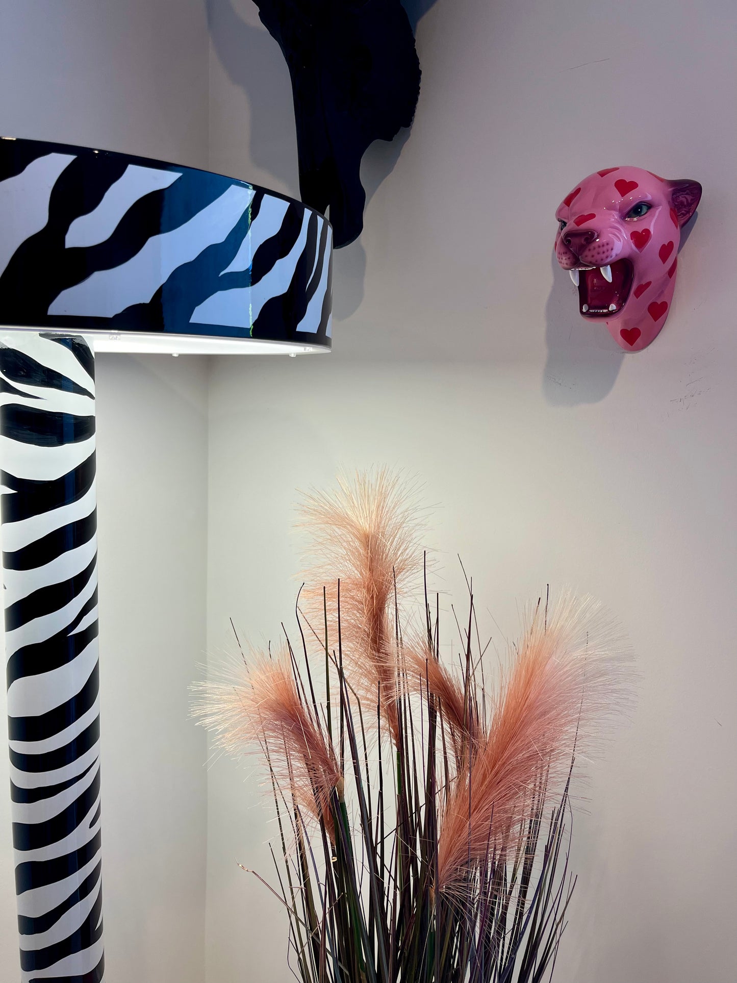 Zebra Floor Lamp