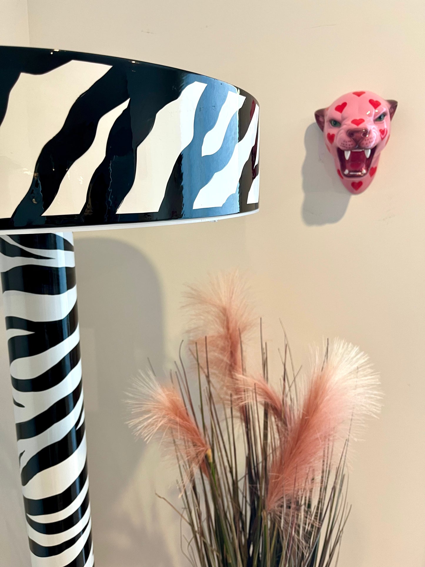Zebra Floor Lamp
