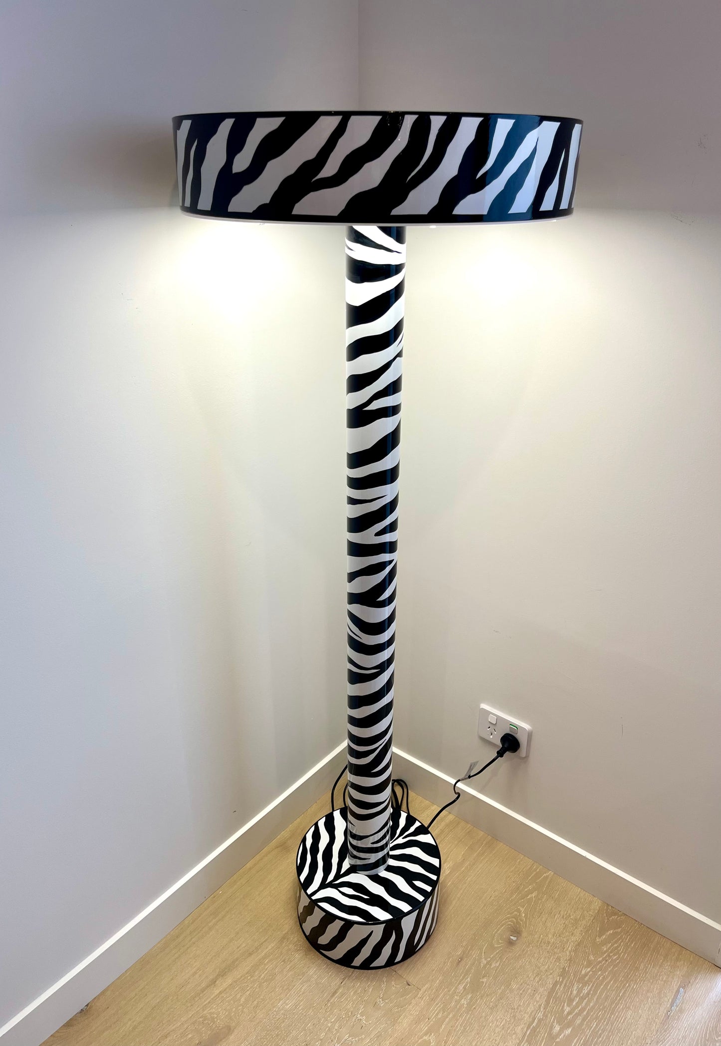 Zebra Floor Lamp