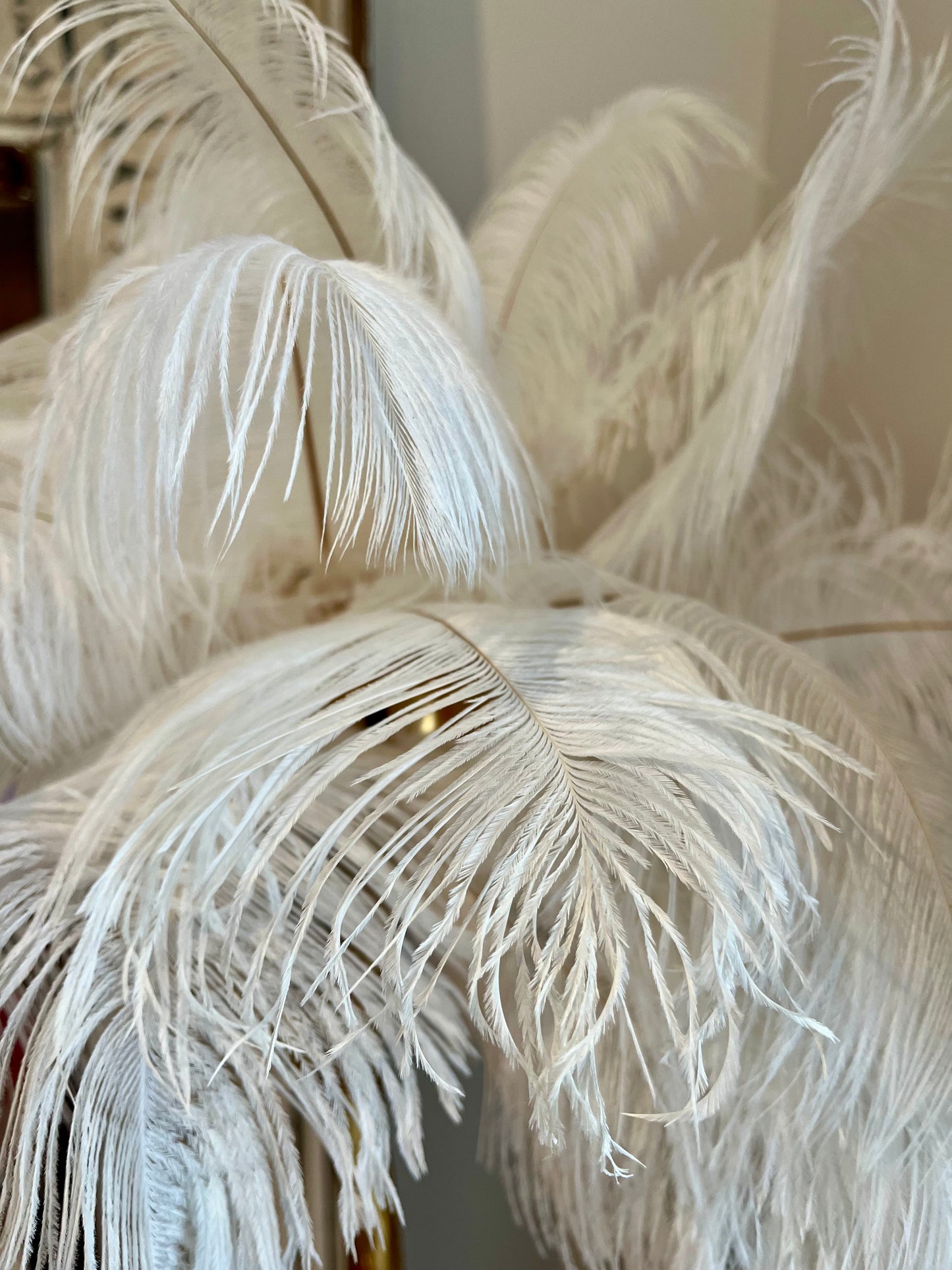 Gorgeous Feather Table Lamp