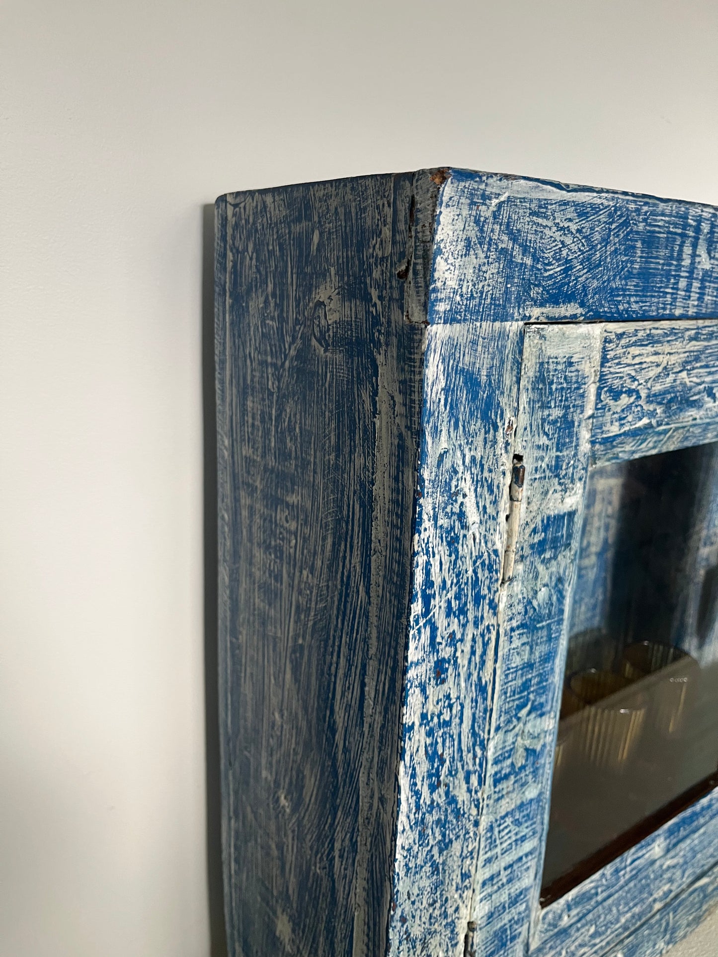 Beautiful Rustic Wall Display Cabinet