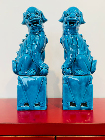 Turquoise Foo Dogs