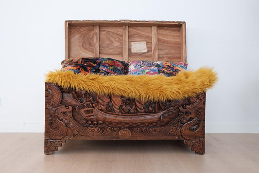 Beautiful Camphor Wood Chest