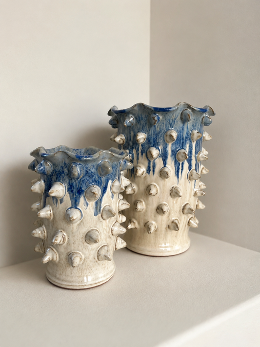 Beautiful Pair of Terracotta Vases