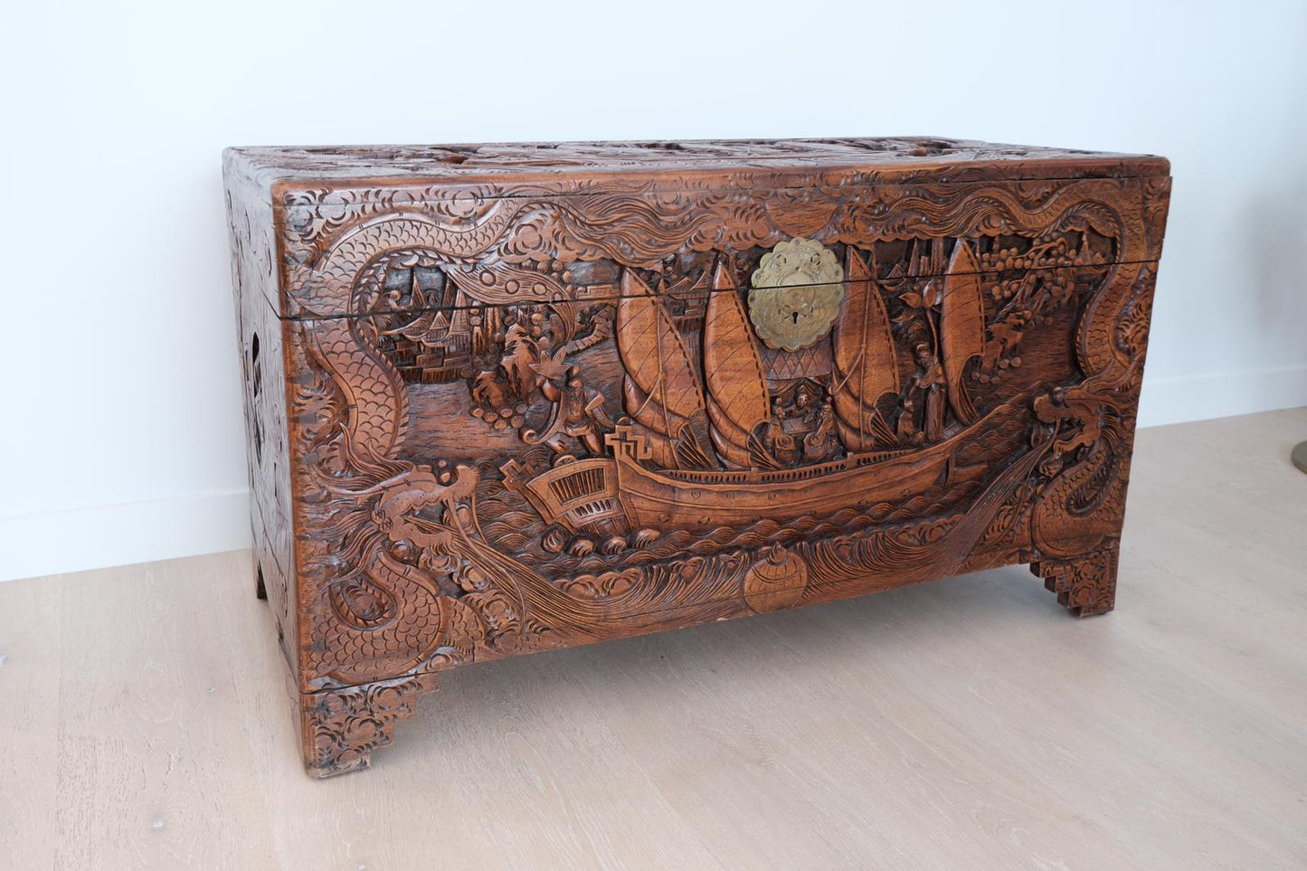 Beautiful Camphor Wood Chest