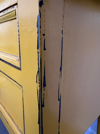 Gorgeous Yellow Wooden Drawers