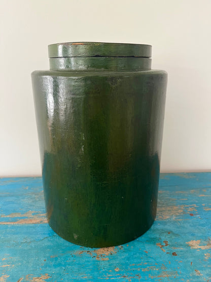 Floral Painted Jar