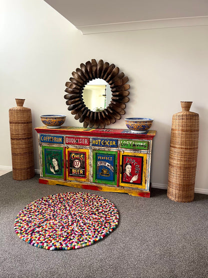Tall Handwoven Decorative Vases