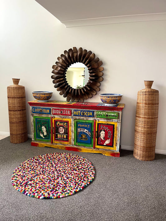 Tall Handwoven Decorative Vases