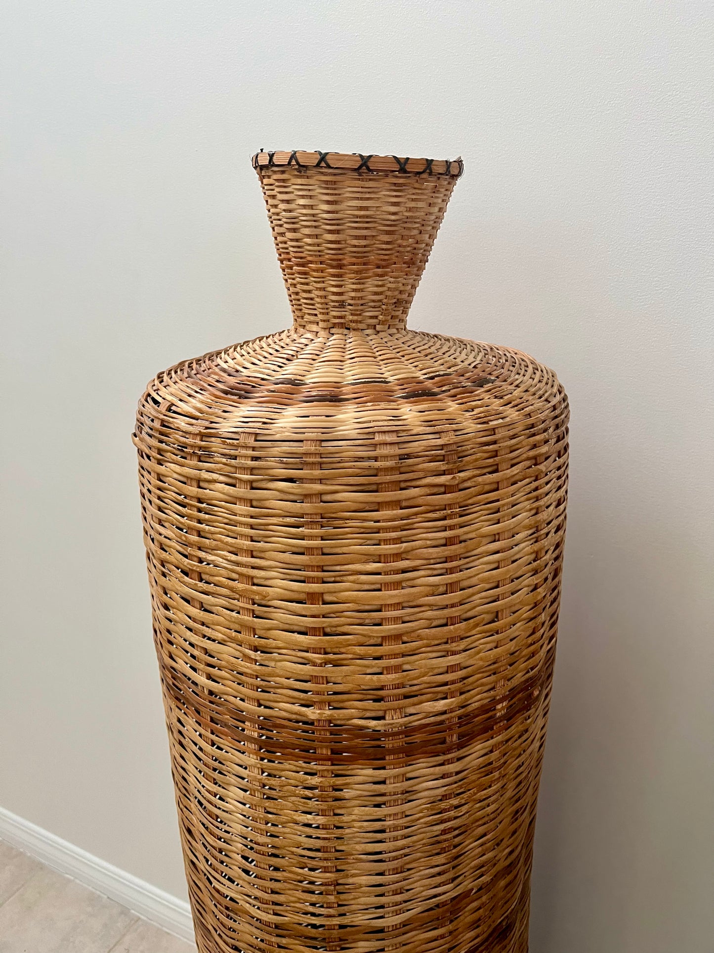 Tall Handwoven Decorative Vases