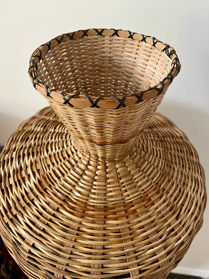 Tall Handwoven Decorative Vases