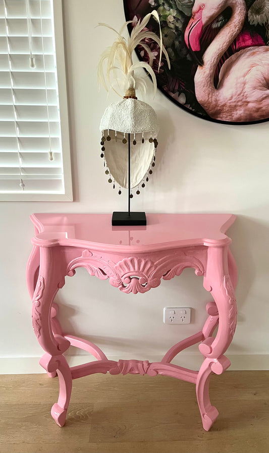 Gorgeous Pink Glossy Table