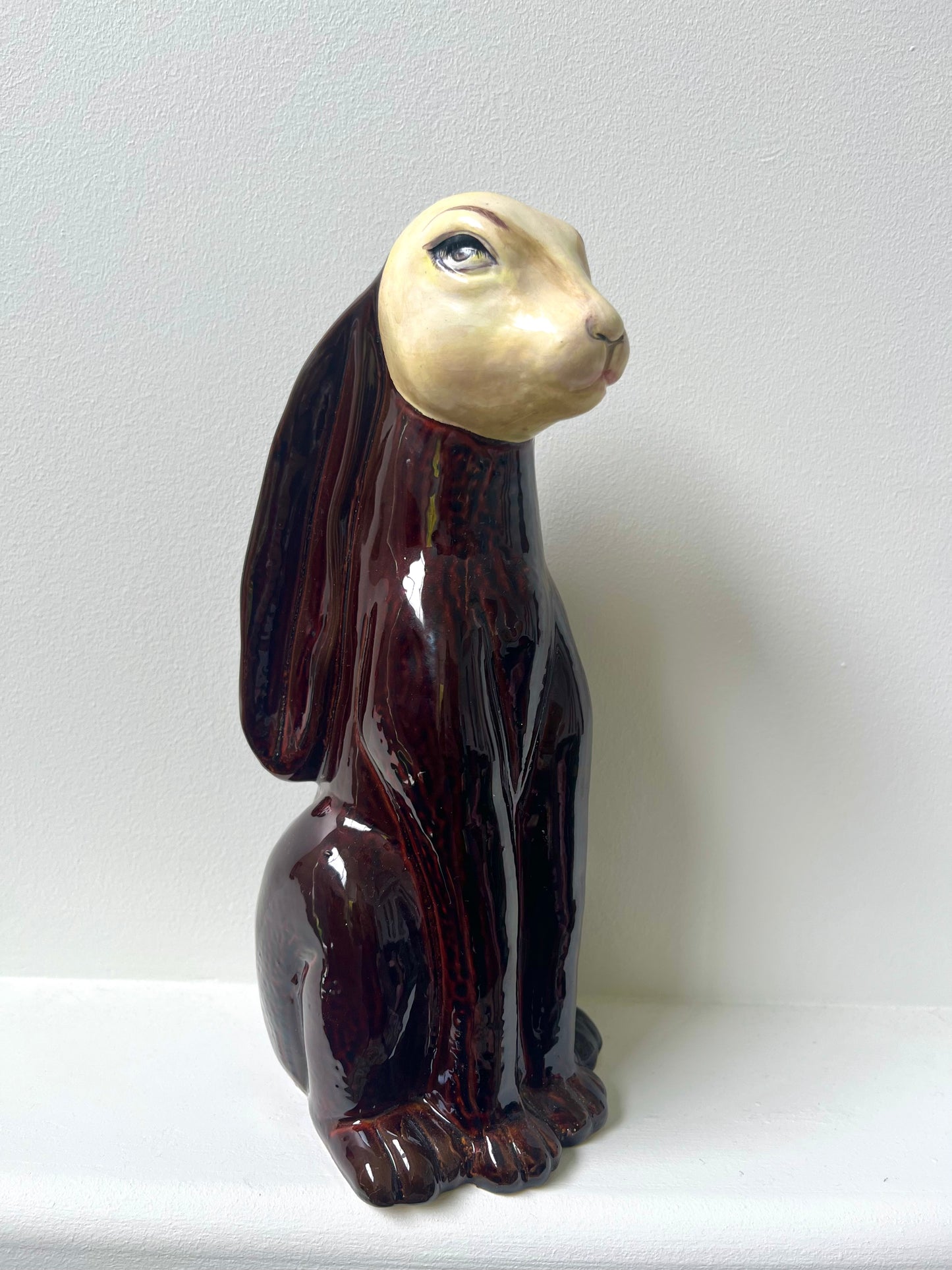 Ceramic Hare Sculpture