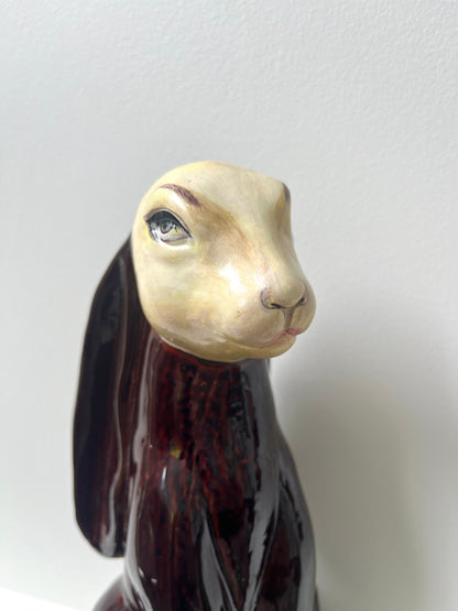 Ceramic Hare Sculpture