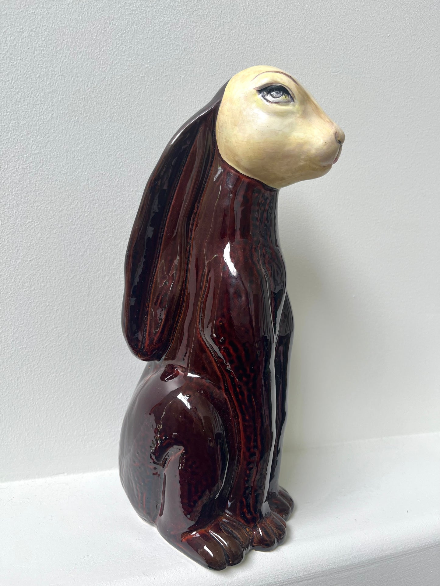 Ceramic Hare Sculpture