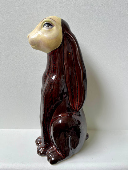 Ceramic Hare Sculpture