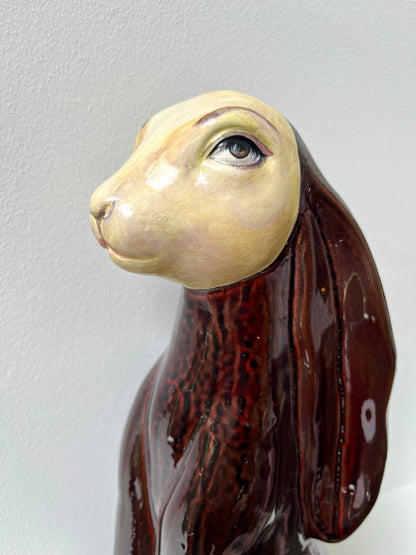 Ceramic Hare Sculpture