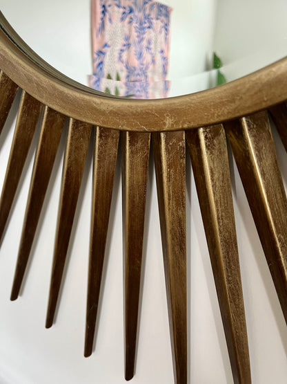 Gorgeous Nood Gold Sun Mirror