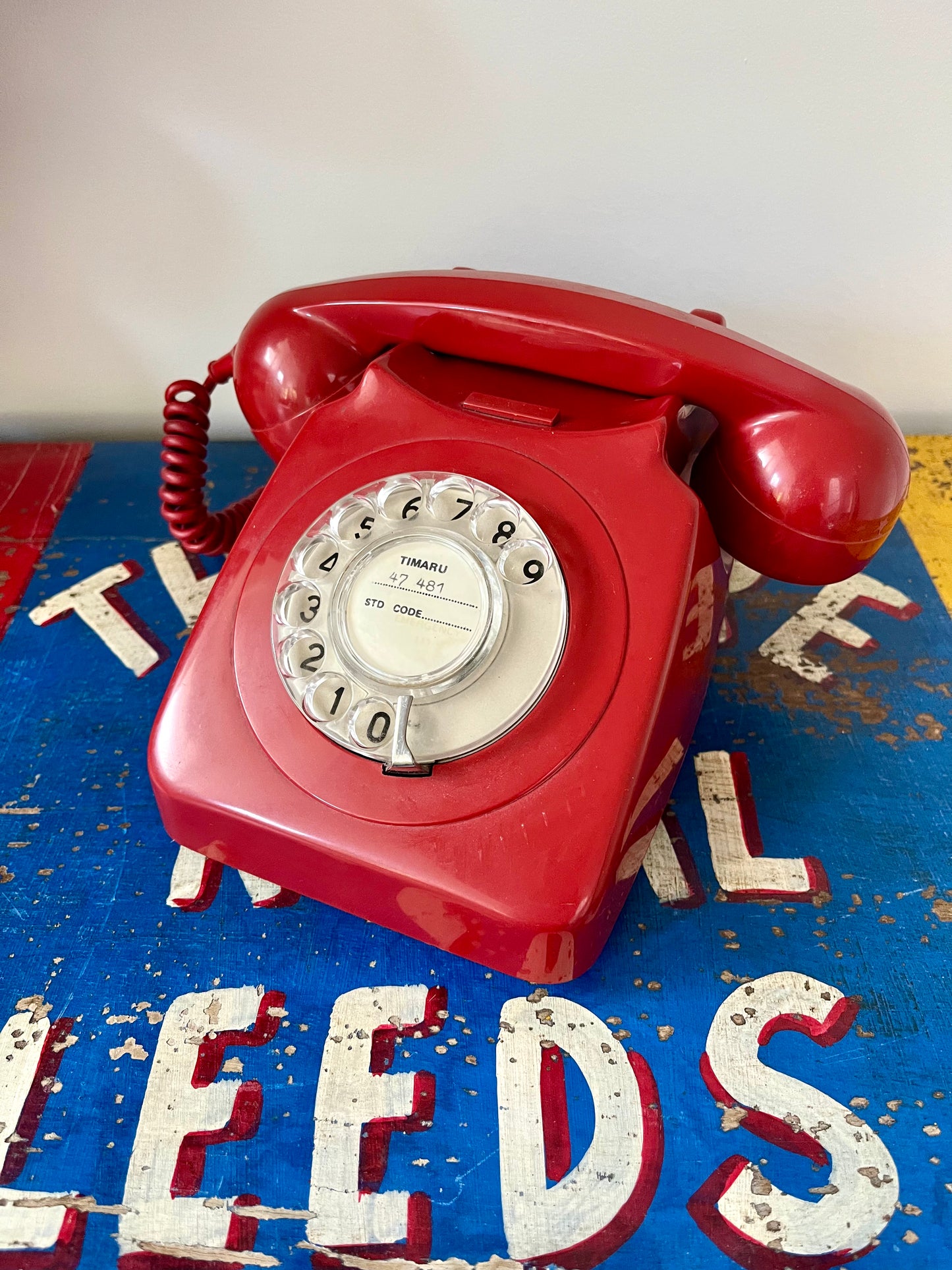 Red Retro Telephone