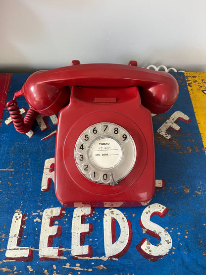 Red Retro Telephone