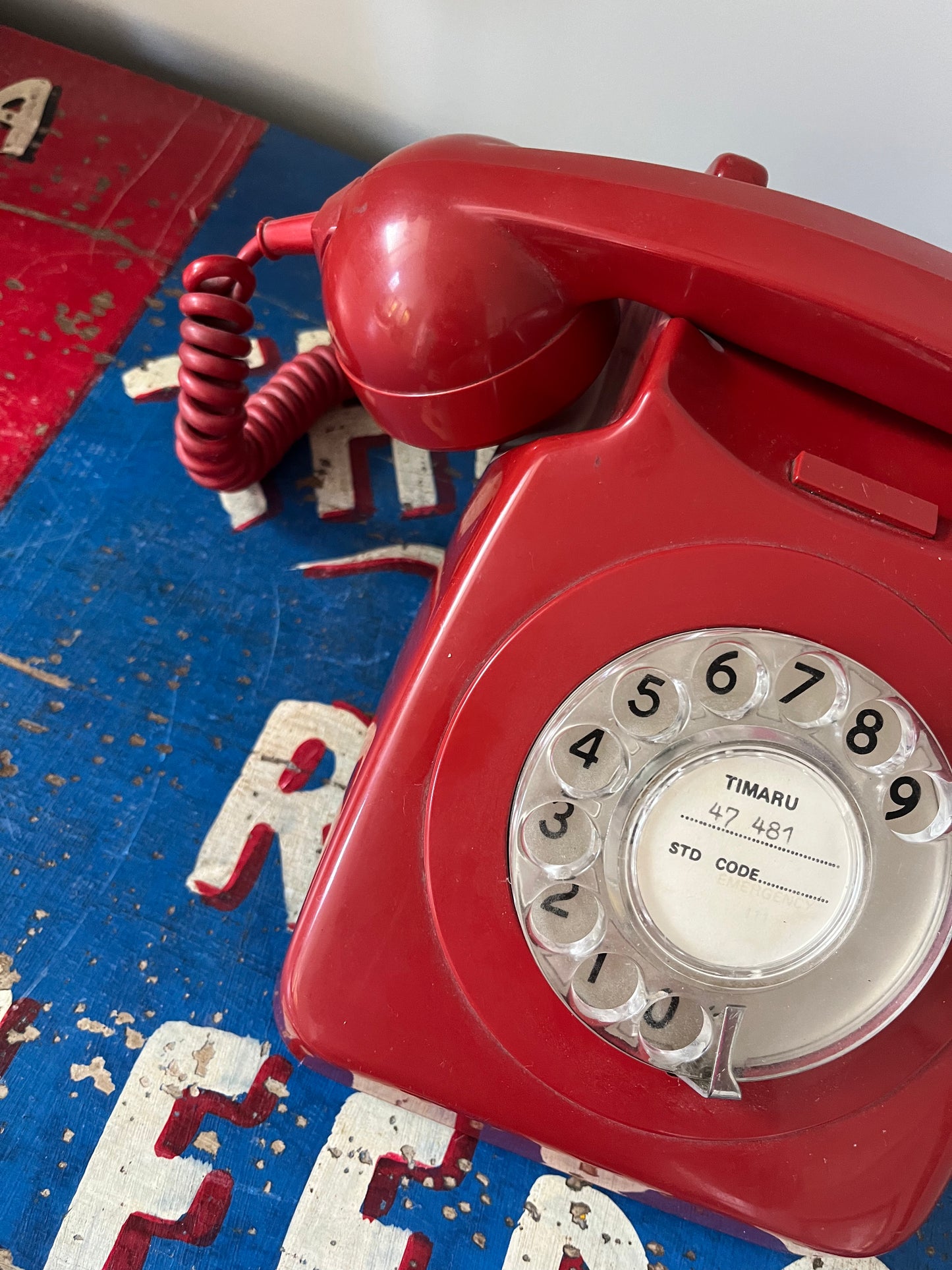 Red Retro Telephone