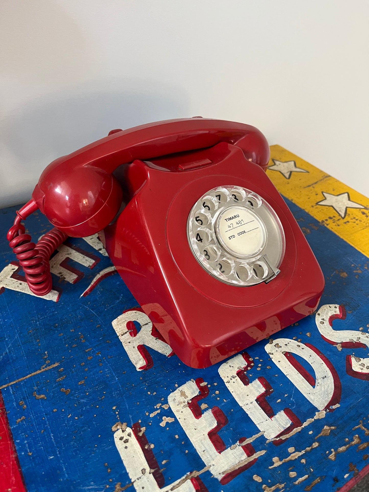 Red Retro Telephone