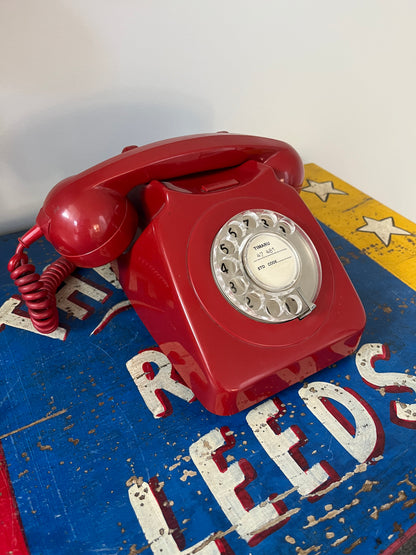 Red Retro Telephone